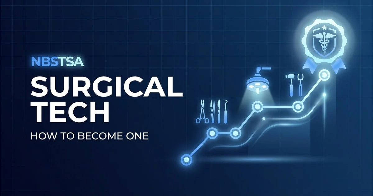 How to become a surgical technologist: step-by-step route 2026