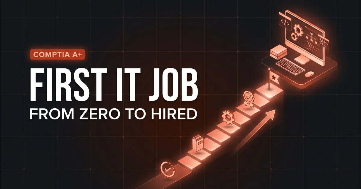 How to get an entry-level IT job with no experience - help desk and desktop support roadmap