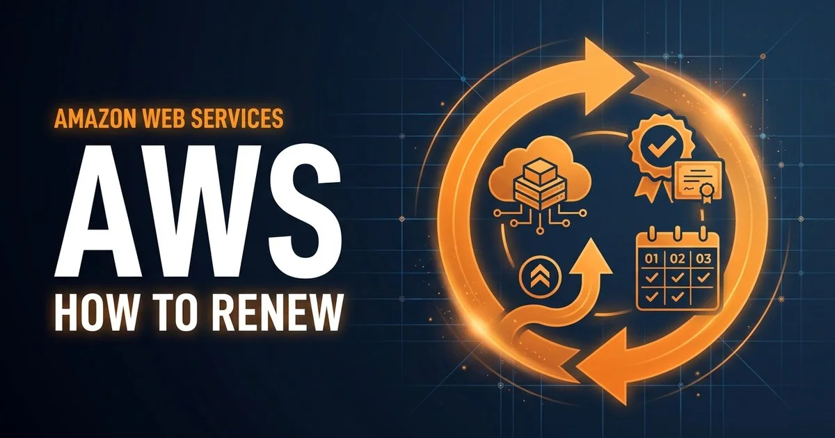 How to renew your AWS certification by passing an exam