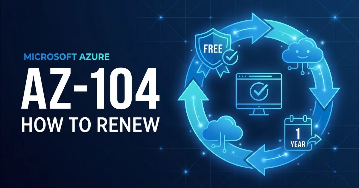 How to renew your Azure certification with a free online assessment