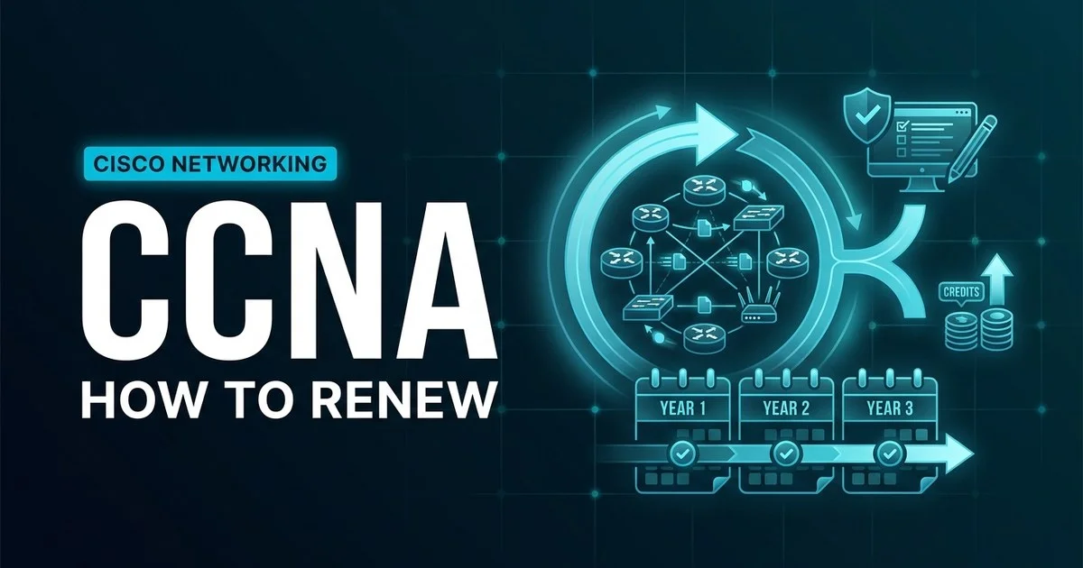 How to renew your CCNA certification by exam or Continuing Education credits