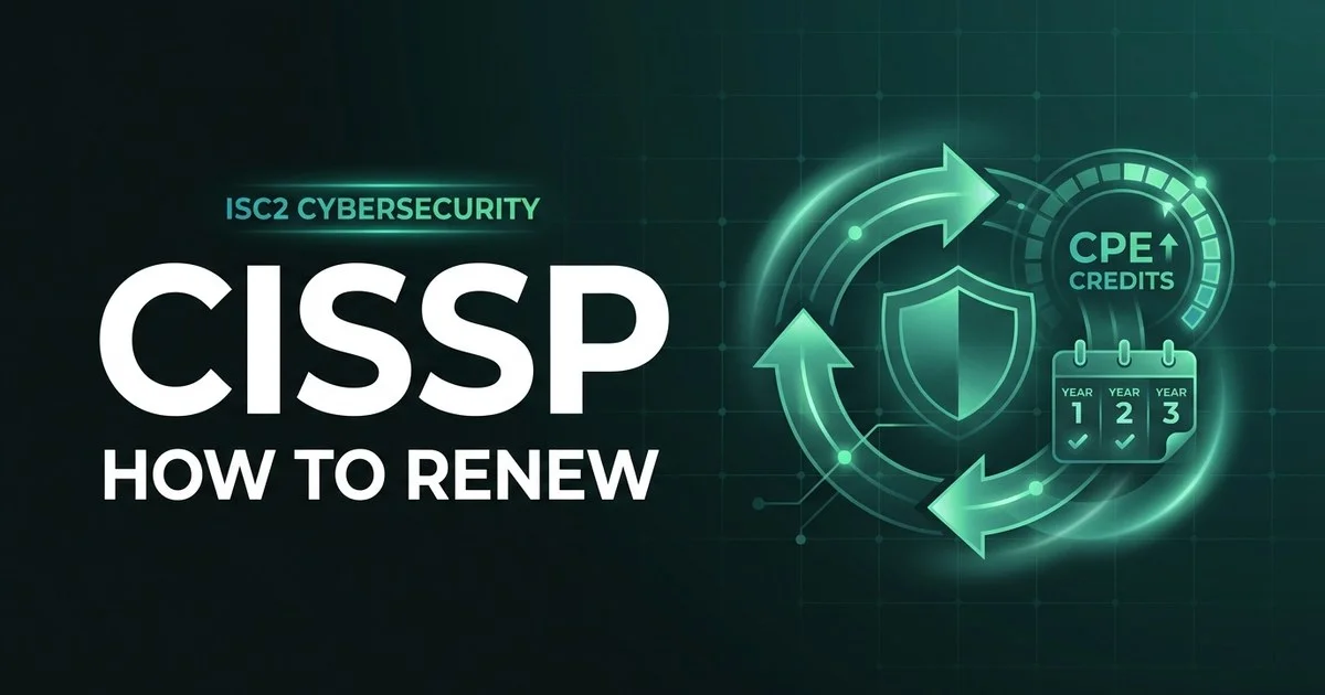 How to renew your CISSP certification with CPE credits