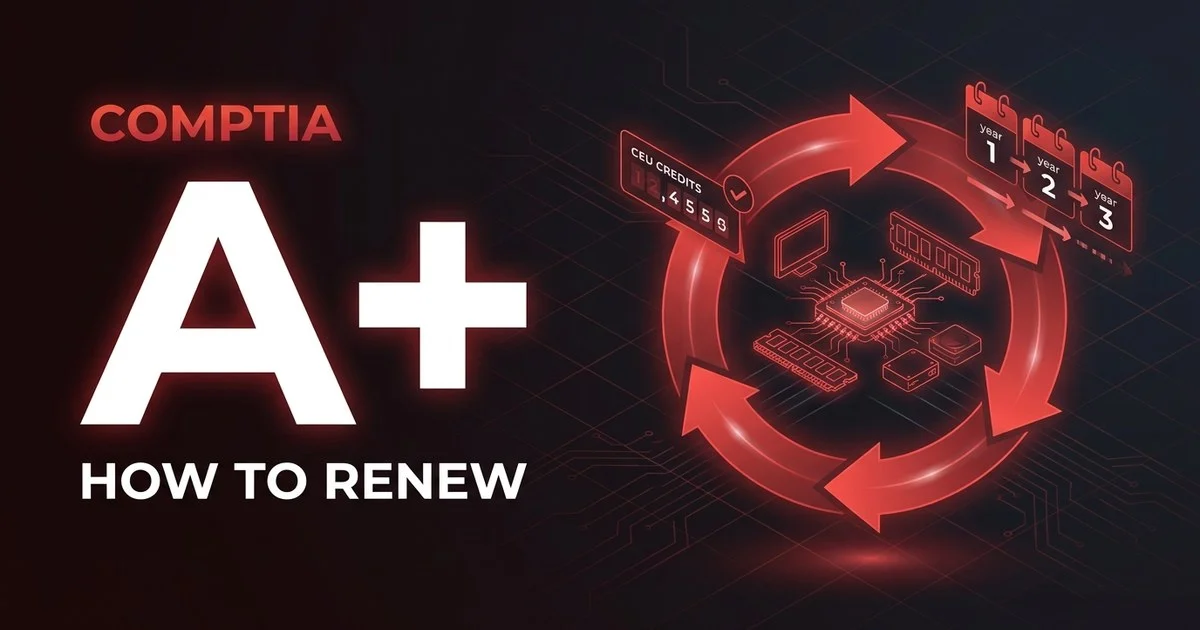 How to renew CompTIA A+ certification with CEUs