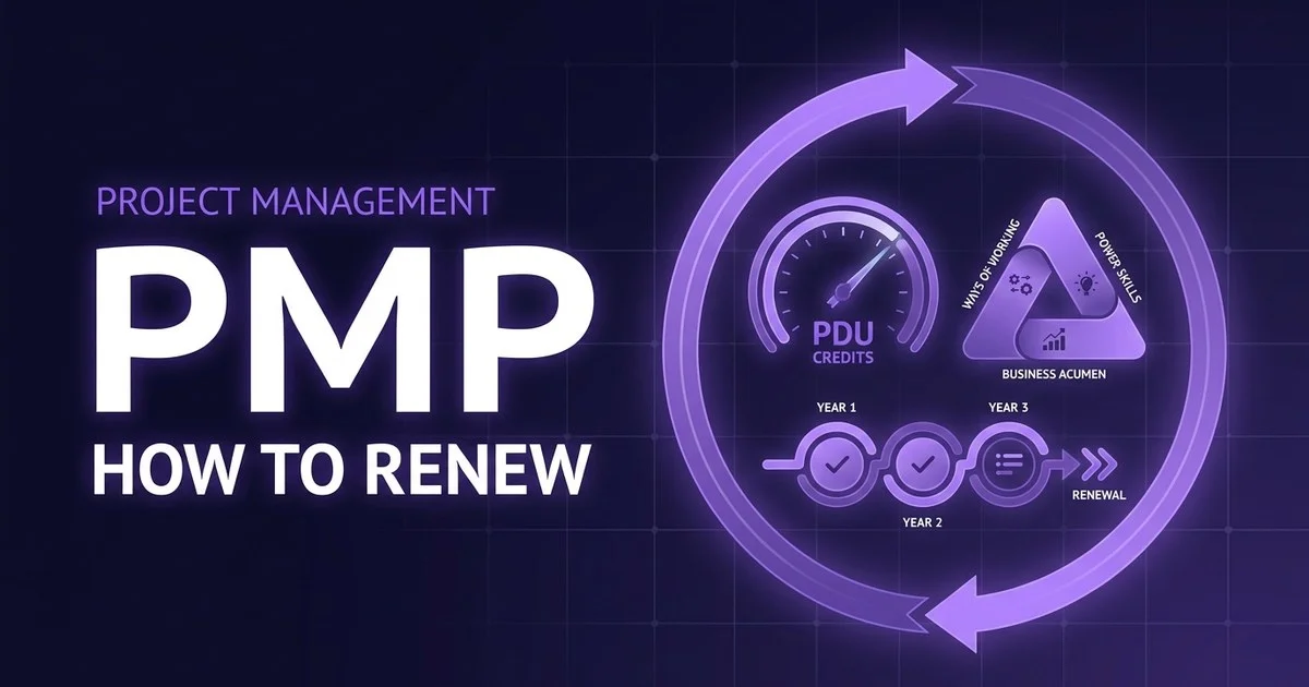 How to renew your PMP certification with PDUs and the CCR cycle