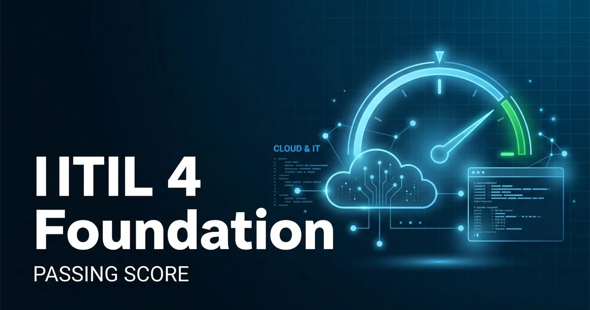 Axelos ITIL 4 Foundation scoring and pass rate explained