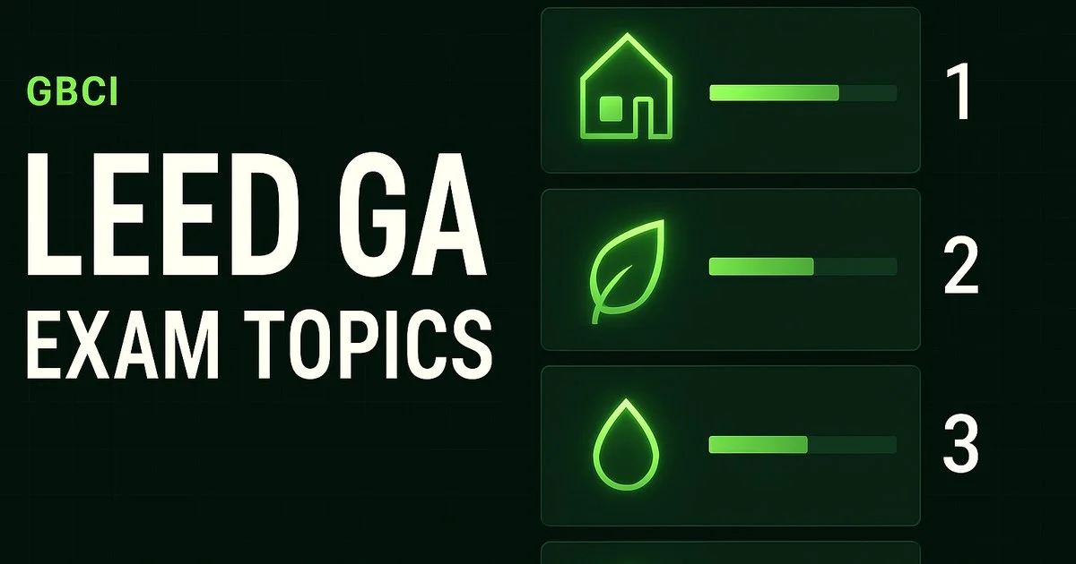 LEED Green Associate Exam Topics 2026: What the v5 Switch Changed