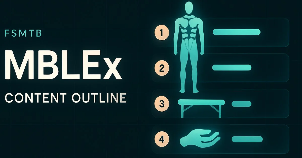 MBLEx Content Outline 2026: Seven Areas, and Anatomy Is Only 11%
