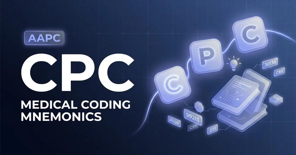 Medical coding mnemonics and memory tricks for the CPC exam