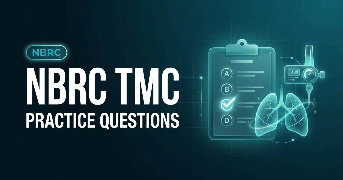 NBRC TMC practice questions with answers and rationales 2026