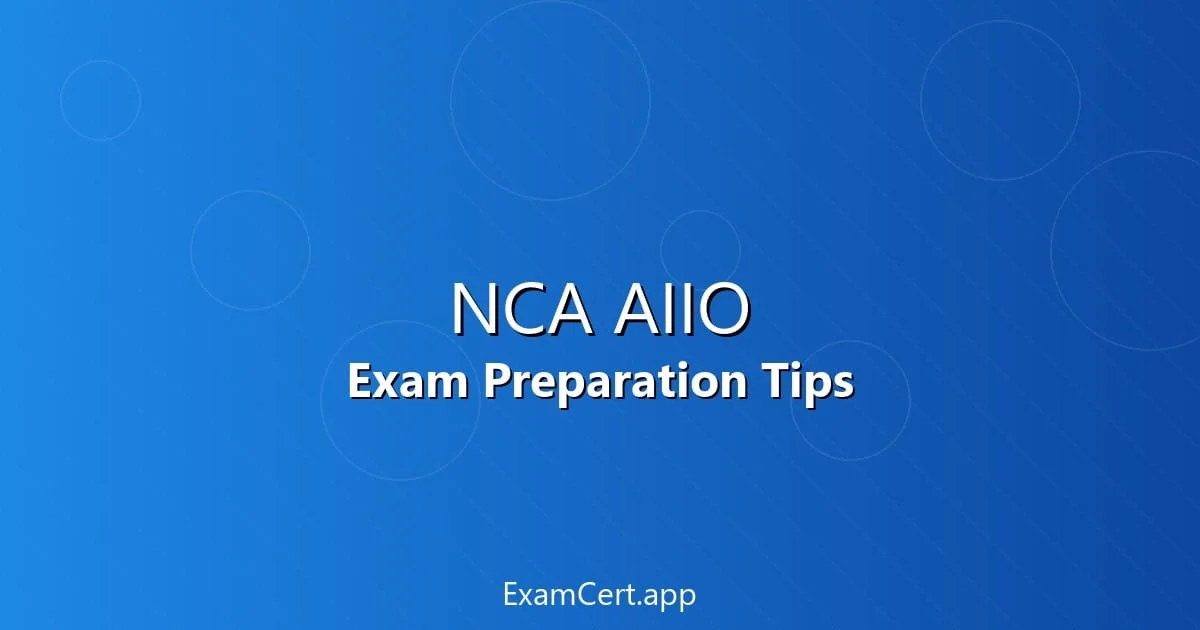 NCA-AIIO Exam Preparation 2026: Tips &amp; Strategies