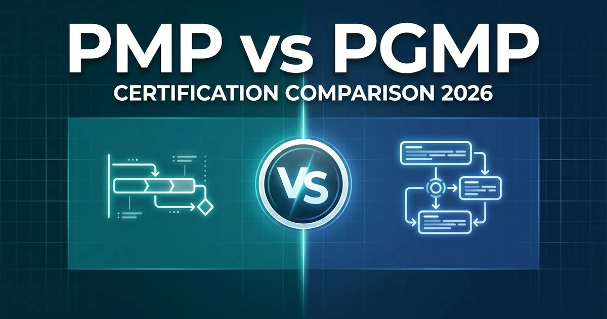 PMP vs PgMP PMI certification comparison 2026