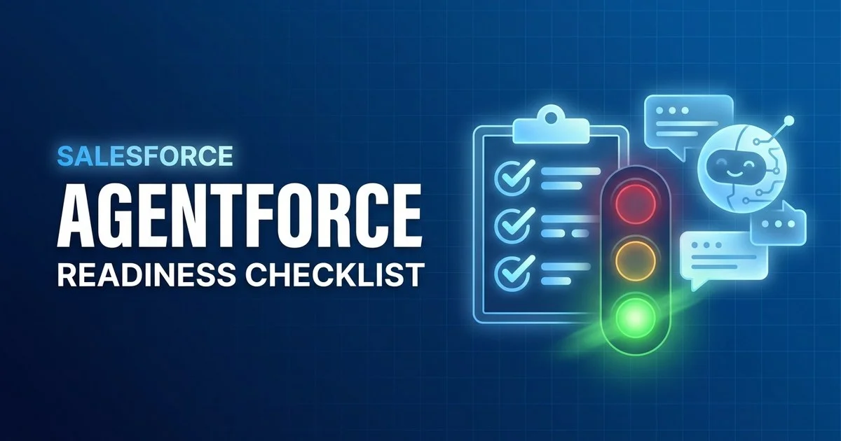 Agentforce Specialist exam readiness checklist - go / no-go board