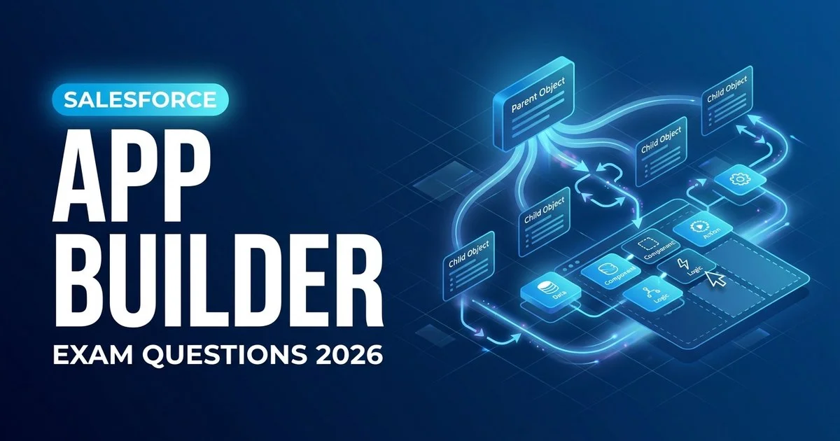 Salesforce Certified Platform App Builder exam question breakdown and practice drills