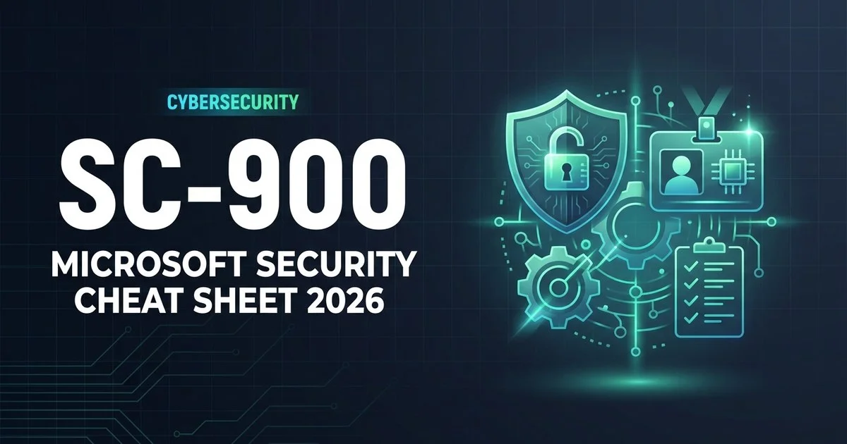 Microsoft SC-900 Security, Compliance and Identity Fundamentals cheat sheet