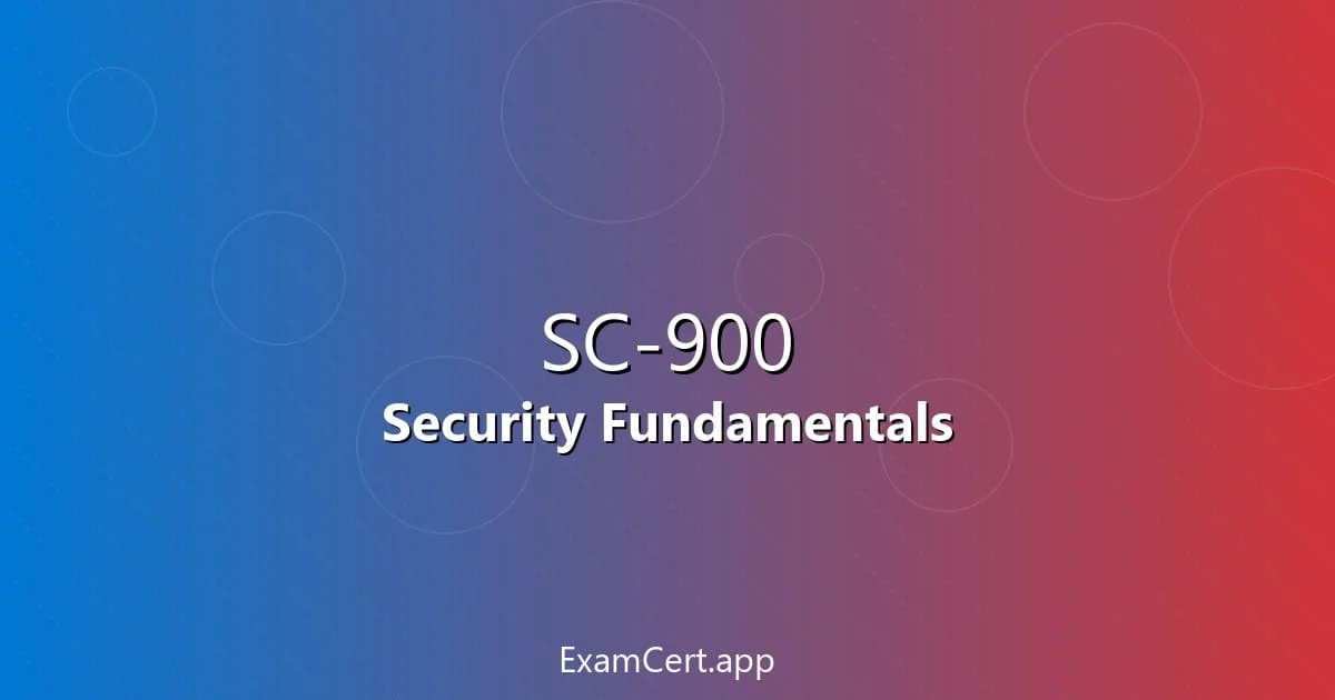 SC-900 Microsoft Security Fundamentals 3-week study plan