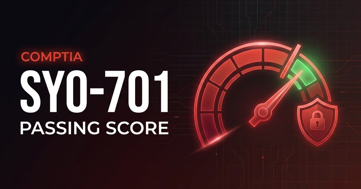 Security+ (SY0-701) Passing Score: What You Need (2026)