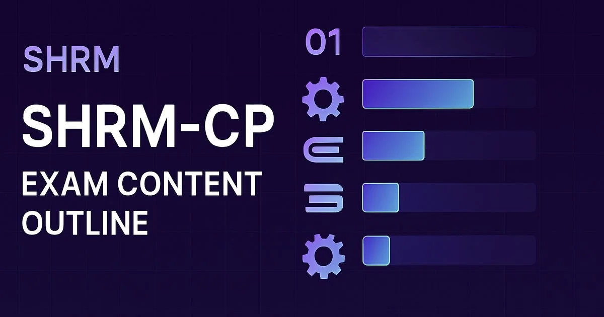 SHRM-CP Exam Content Outline 2026: New BASK, New Weightings