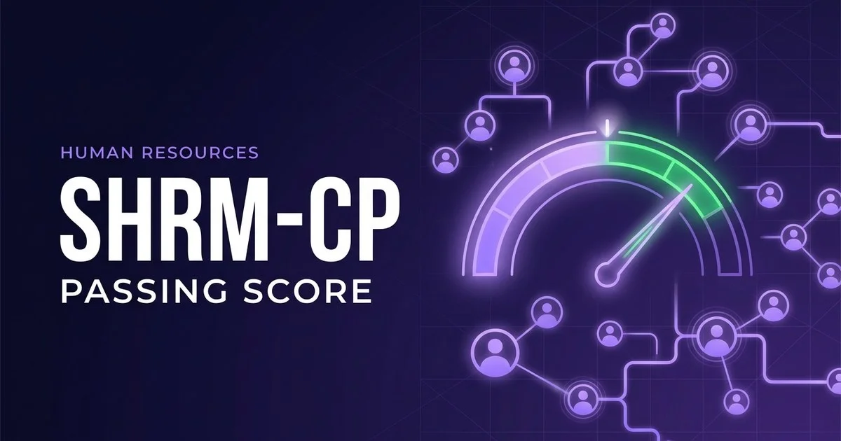 SHRM-CP - SHRM Certified Professional scoring and pass rate explained