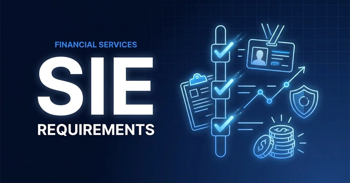 FINRA SIE - Securities Industry Essentials exam eligibility and requirements overview