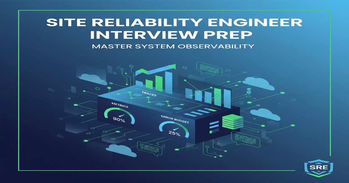 50 Site Reliability Engineer Interview Questions 2026 | Real Answers