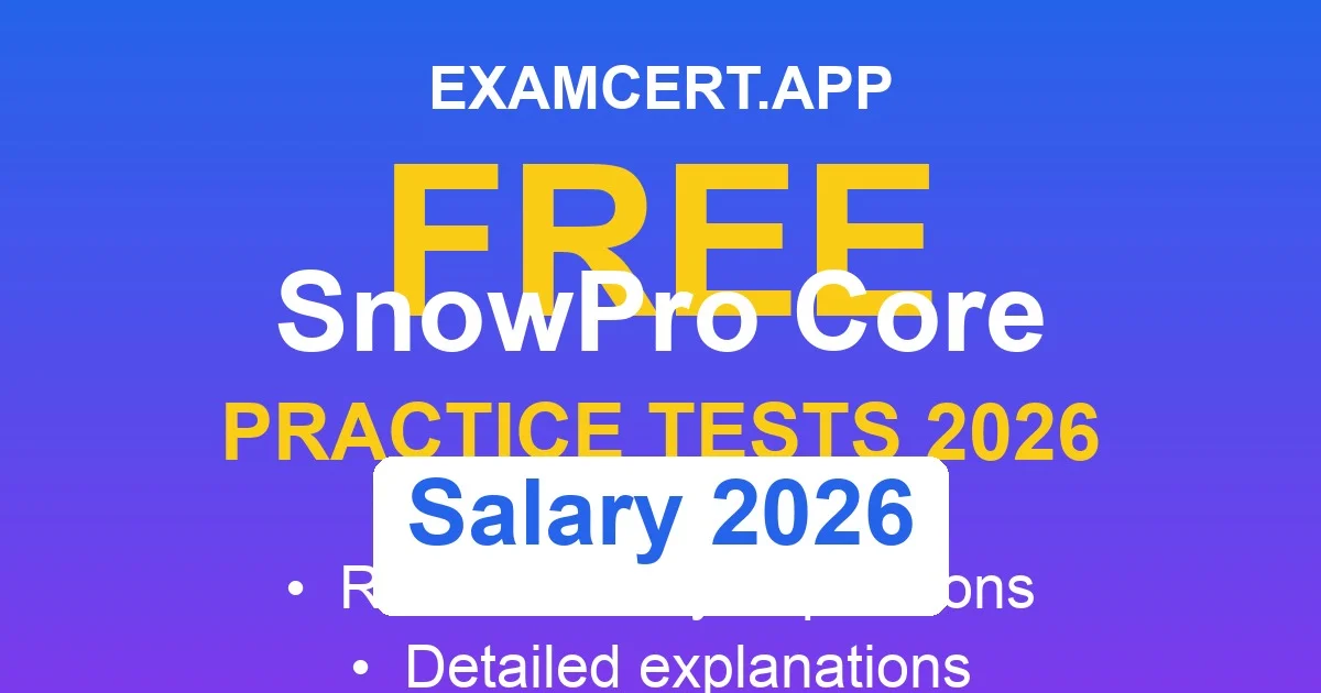 SnowPro Core Salary 2026