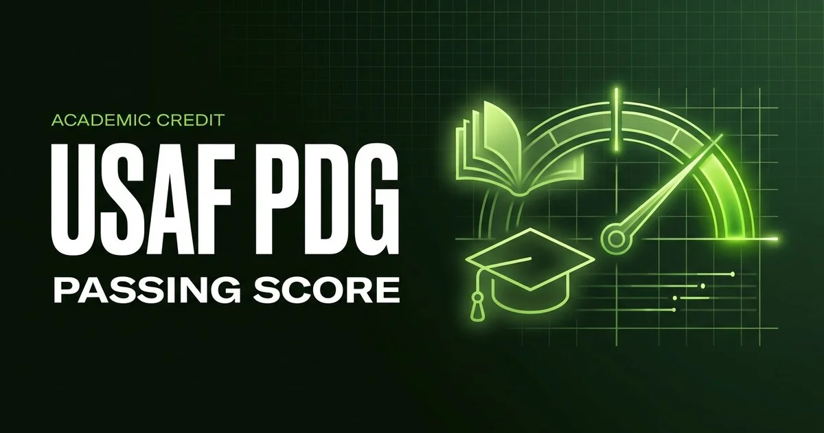 USAF Professional Development Guide (AFH 1) scoring and pass rate explained