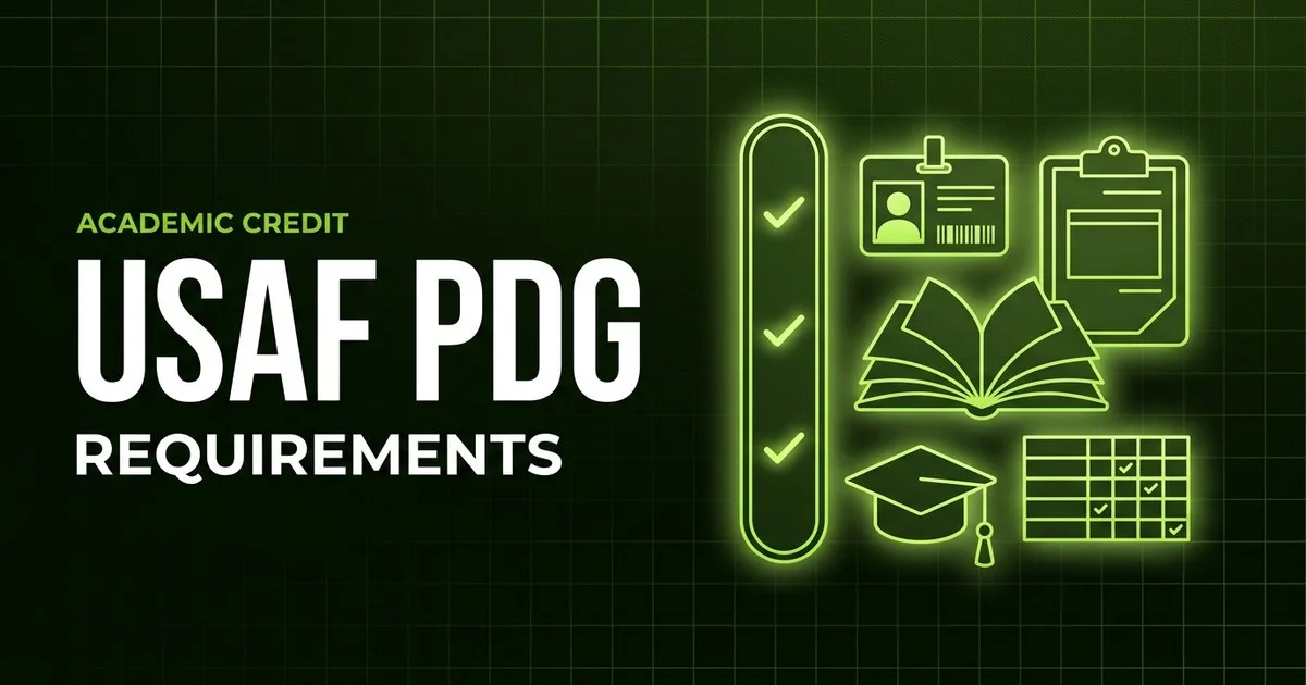 USAF Professional Development Guide (AFH 1) exam eligibility and requirements overview