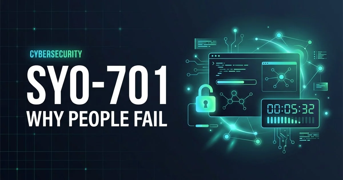 Why people fail the CompTIA Security+ SY0-701 exam