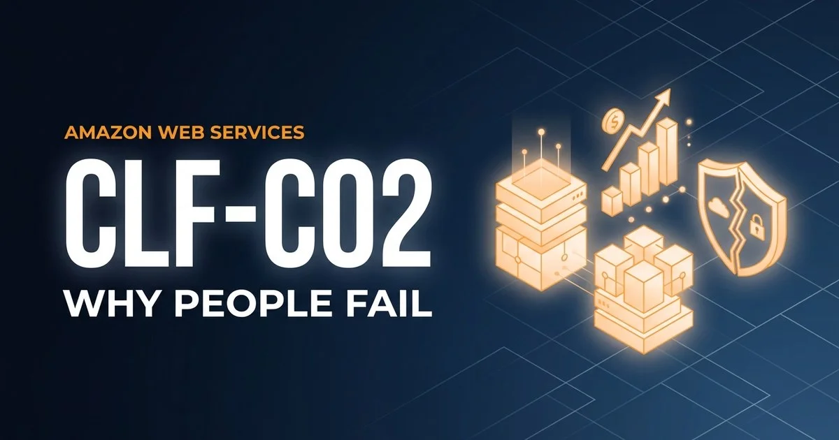 Why people fail the AWS CLF-C02 Cloud Practitioner exam