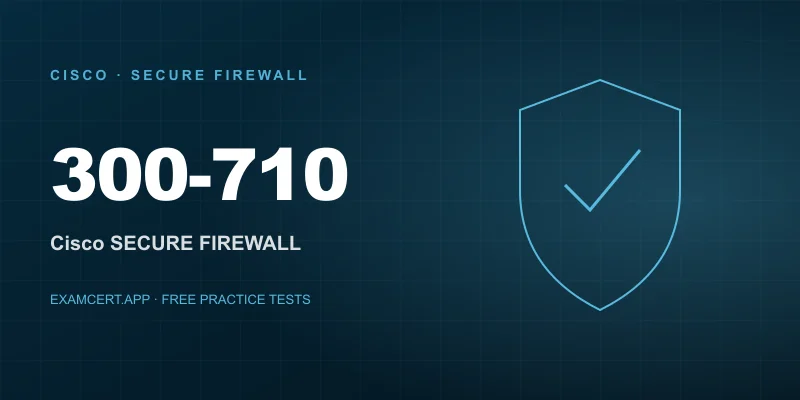 Cisco Securing Networks with Cisco Firepower (SNCF) (300-710) exam prep app with practice questions and study materials