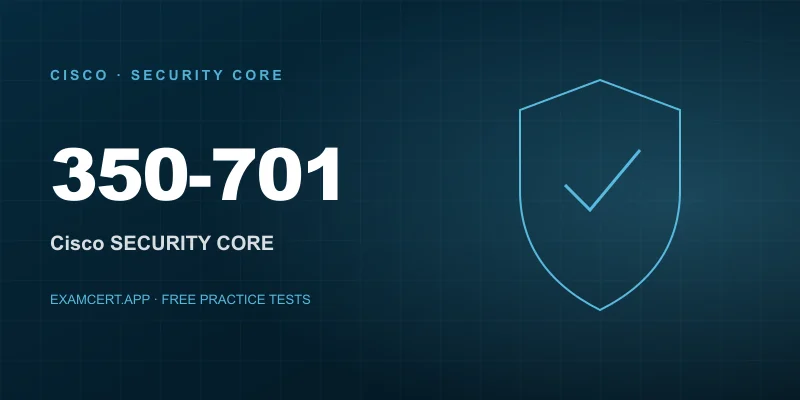 Cisco Implementing and Operating Cisco Security Core Technologies (SCOR) (350-701) exam prep app with practice questions and study materials