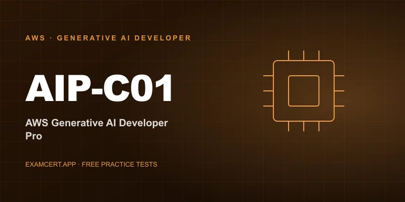 AWS Certified Generative AI Developer - Professional (AIP-C01) exam prep app with practice questions and study materials