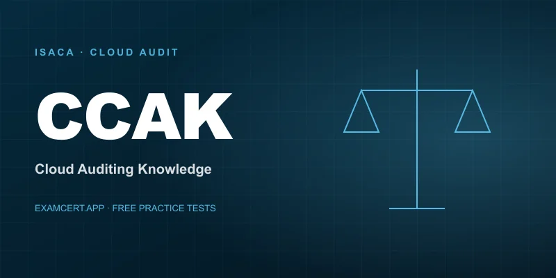 ISACA Certificate of Cloud Auditing Knowledge (CCAK) exam prep app with practice questions and study materials