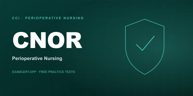 CNOR Perioperative Nursing Certification (CNOR) exam prep app with practice questions and study materials
