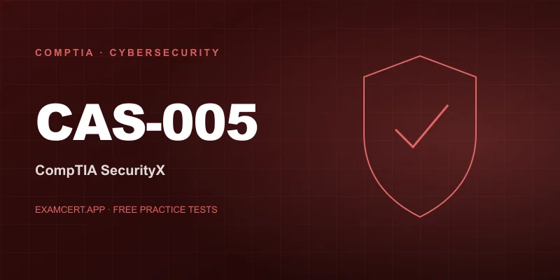 CompTIA SecurityX (formerly CASP+) (CAS-005) exam prep app with practice questions and study materials