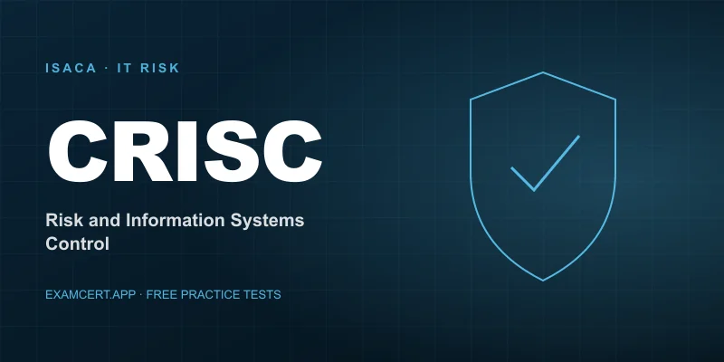 ISACA Certified in Risk and Information Systems Control (CRISC) exam prep app with practice questions and study materials