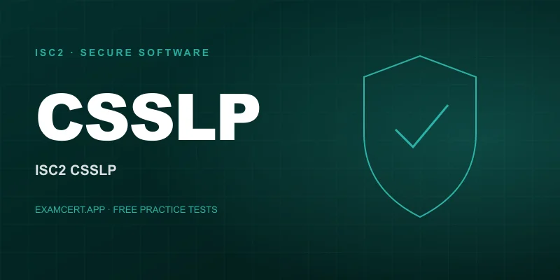 ISC2 Certified Secure Software Lifecycle Professional (CSSLP) (CSSLP) exam prep app with practice questions and study materials