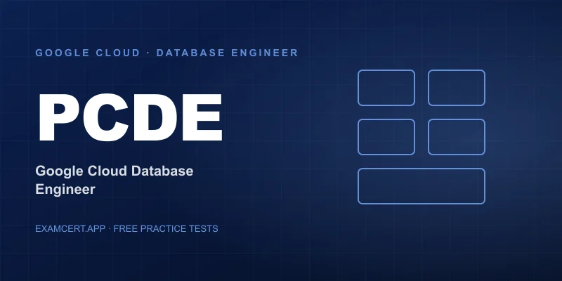 Google Cloud Professional Cloud Database Engineer (Professional) exam prep app with practice questions and study materials