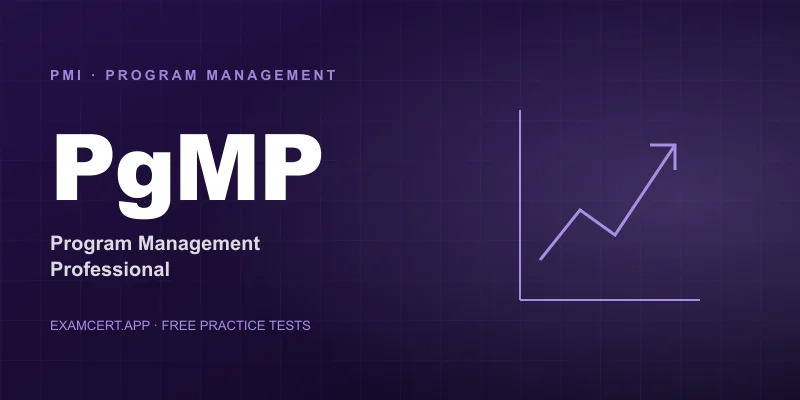 PMI Program Management Professional (PgMP) exam prep app with practice questions and study materials