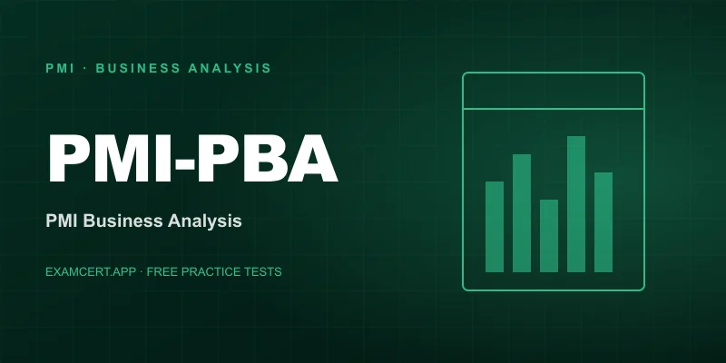 PMI Professional in Business Analysis (PMI-PBA) (PMI-PBA) exam prep app with practice questions and study materials