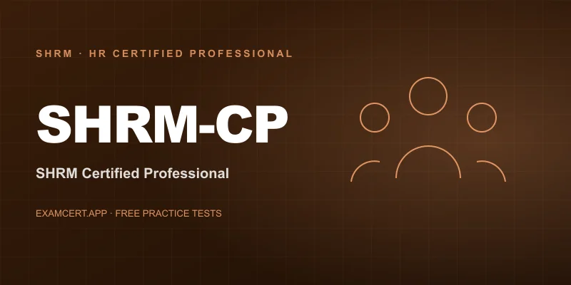 SHRM Certified Professional (SHRM-CP) (SHRM-CP) exam prep app with practice questions and study materials