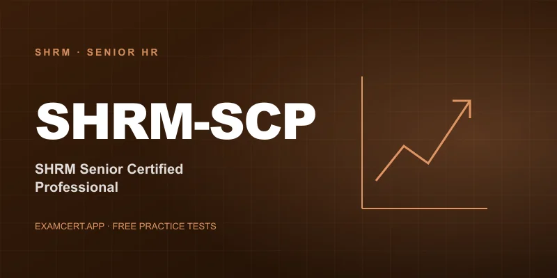 SHRM Senior Certified Professional (SHRM-SCP) (SHRM-SCP) exam prep app with practice questions and study materials