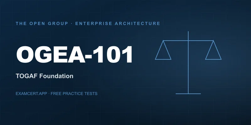 TOGAF Enterprise Architecture Part 1 (Foundation) (OGEA-101) exam prep app with practice questions and study materials